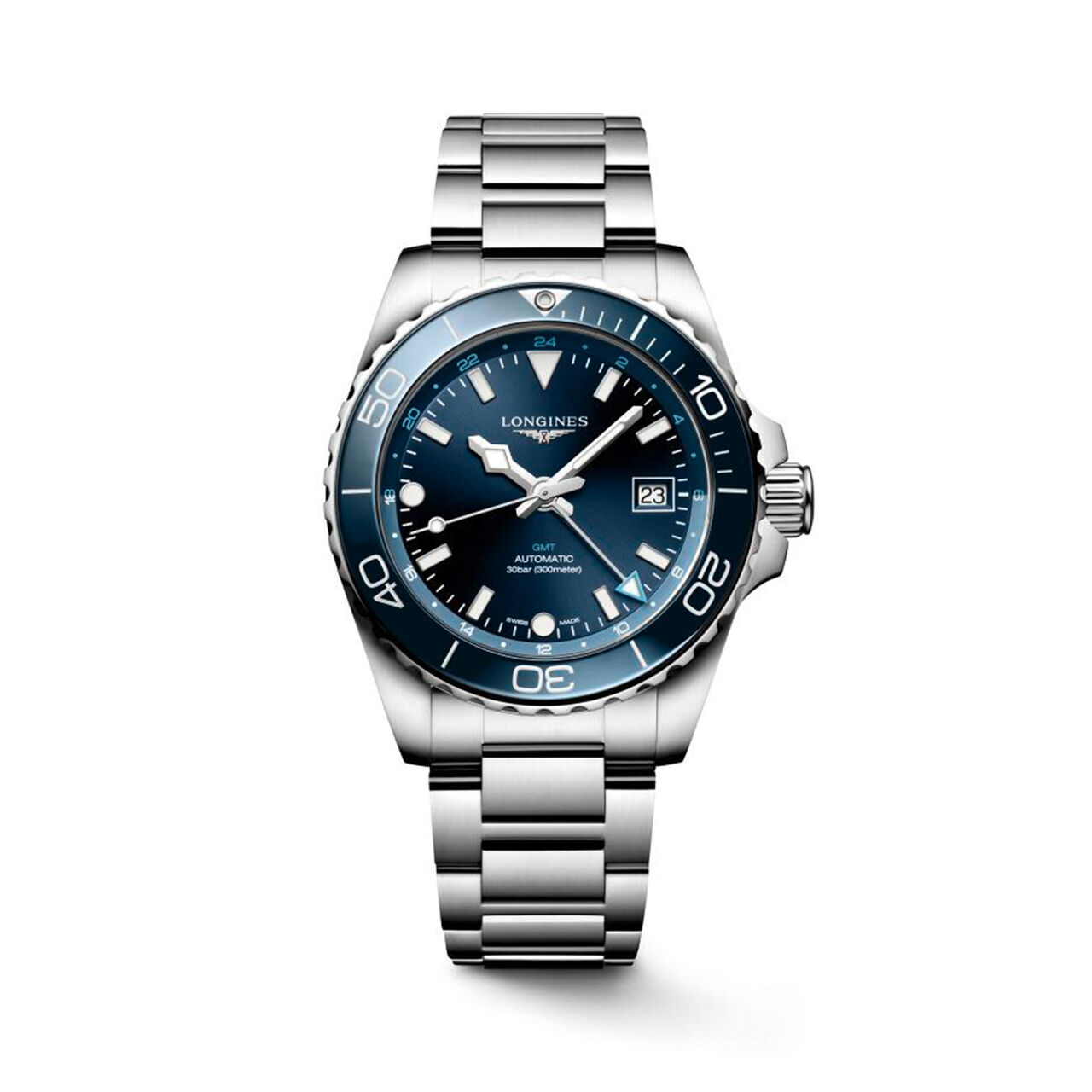Longines HydroConquest Automatic GMT 41 mm Stainless Steel  L3.790.4.96.6 image number 0